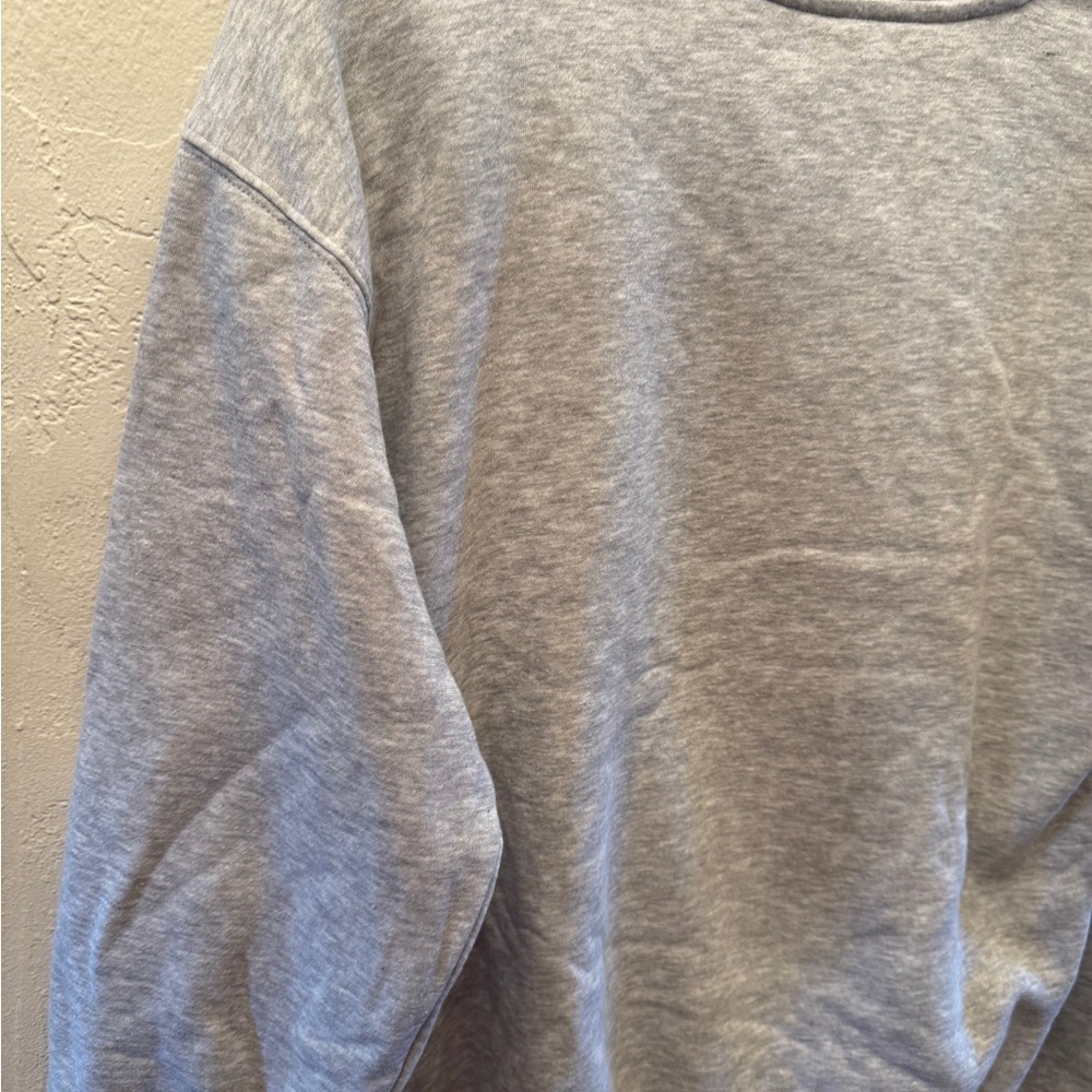 Disney Mickey Mouse snd Pluto Gray Crewneck Sweatshirt My Dog is my Valentine L - Picture 11 of 13